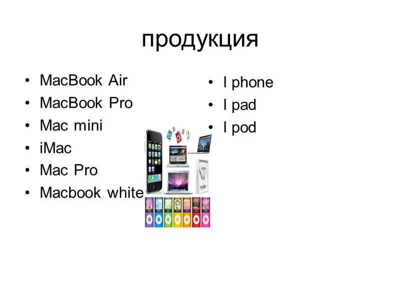продукция MacBook Air MacBook Pro Mac mini iMac Mac Pro Macbook white I phone